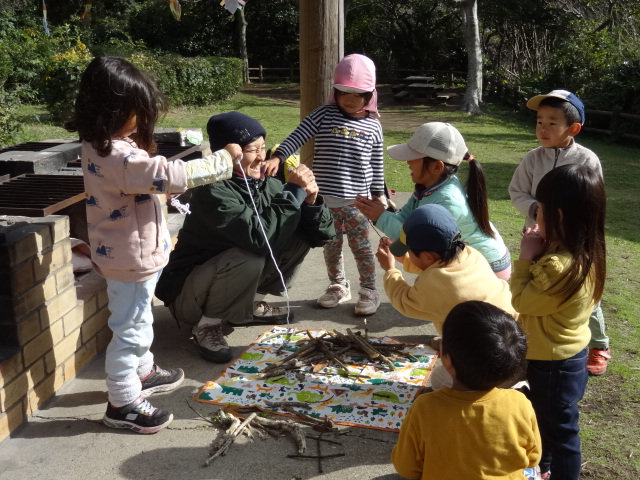 焚火、釣り