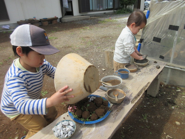 レストランごっこ