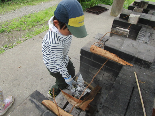 火おこし