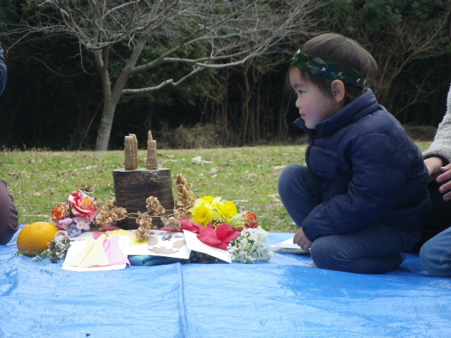 誕生会　ロウソク