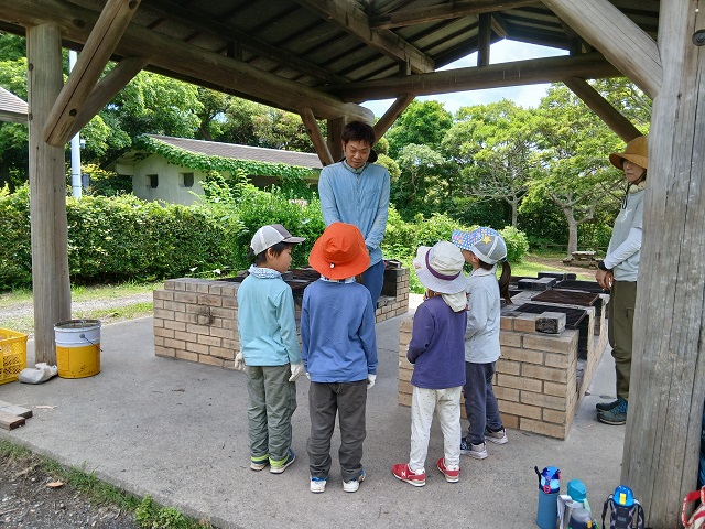 火おこし体験