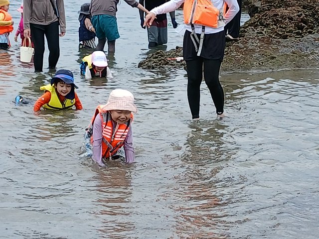 沖ノ島　泳ぐ